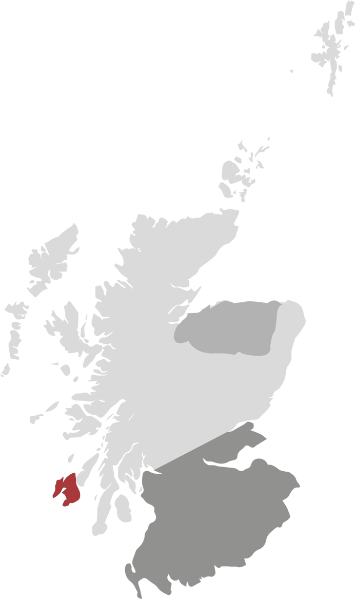 Scotch Whisky Regions Map